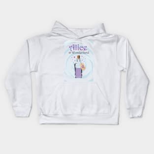 Alice in Wonderland - Alternative Movie Poster Kids Hoodie